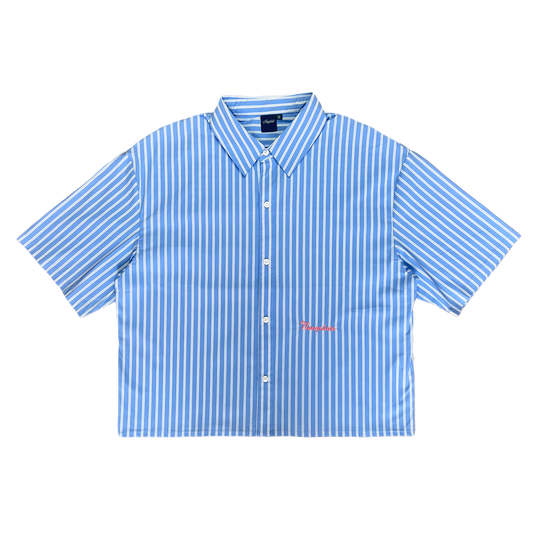 Blue Pinstriped Shirt