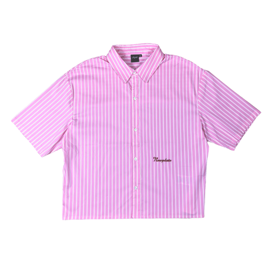 Pink Pinstriped Shirt